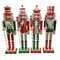 Christmas Nutcracker. Wizardi Classic Wooden Festive Decoration F07M14-31-N01702B